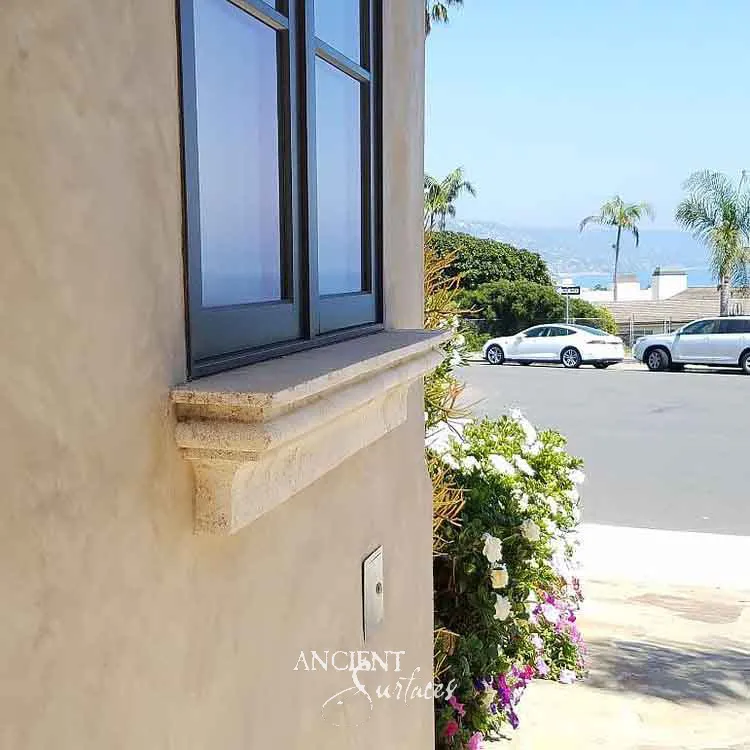 Reclaimed limestone wall cladding — view 2